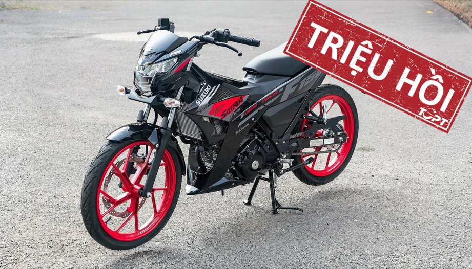 Thế giới 2 bánh: Triệu hồi Suzuki Satria vì nguy cơ rò rỉ nhiên liệu từ bình xăng